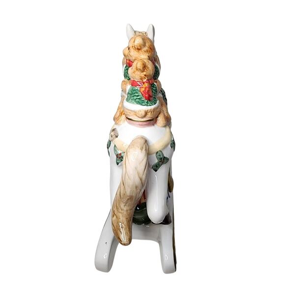 Beals Musial Rocking Horse Palais Royal Stage Christmas Bears in original box - Picture 8 of 16